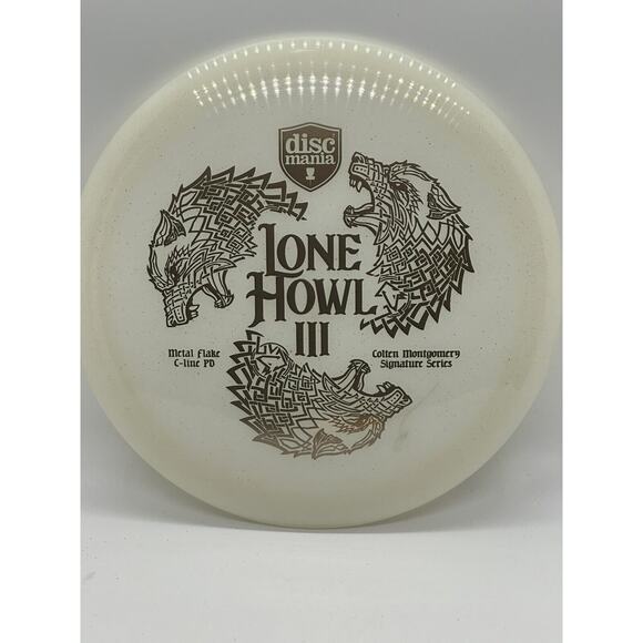 NEW 173G Discmania Lone Howl 3 Metal Flake C-Line PD White Colten Sig Series - Picture 3 of 5